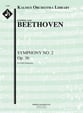 Symphony No. 2 in D Major Orchestra sheet music cover